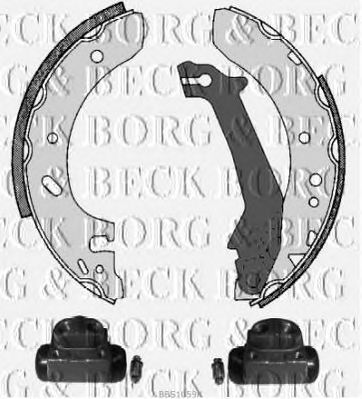 BORG & BECK bbs1059k -  Комплект тормозных колодок